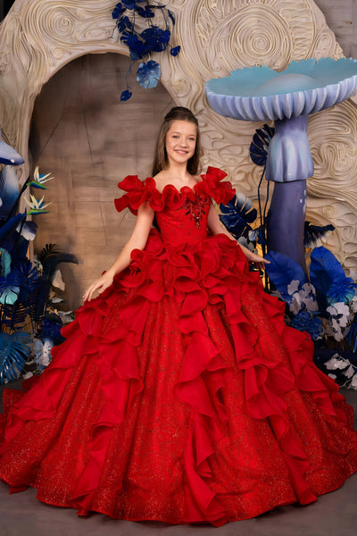 Scarlett Rêverie Couture Gown – Luxury Red Ball Gown for Special Events