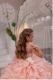 Roselina Belle Girls Couture Ruffle Ball Gown | Fashion Couture