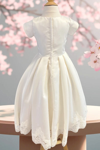Celestine Satin Gown | Amalee Couture Communion & Flower Girl Dress