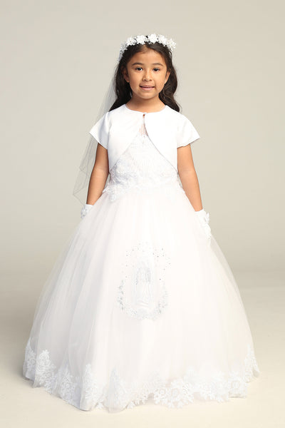 Guadalupe Grace Communion Dress – Maria Embroidery