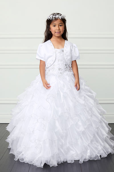 Everly Lace Communion Dress - Elegant Special Occasion Wear