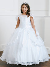 Mariana Petal Tier Communion Dress with Maria