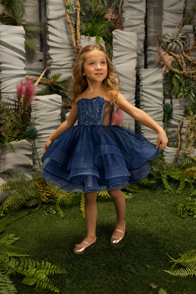 Girls Pageant Dress Heart Back Tulle | Fashion Couture