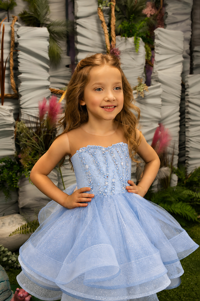 Girls Pageant Dress Heart Back Tulle | Fashion Couture