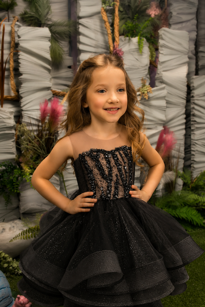 Girls Pageant Dress Heart Back Tulle | Fashion Couture
