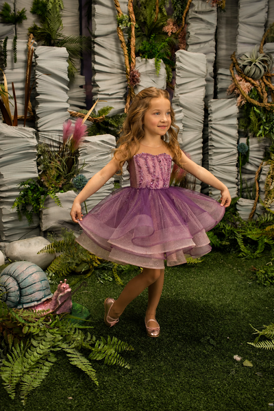 Girls Pageant Dress Heart Back Tulle | Fashion Couture