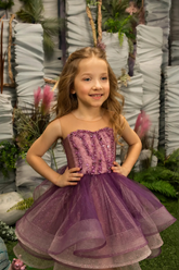 Girls Pageant Dress Heart Back Tulle | Fashion Couture