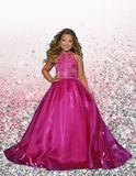 2Cute Kate Parker Girls Pageant Dress – Magenta & Royal Gown