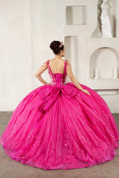 Elanisse Radiance Gown – Fuchsia Pink Quinceañera Dress