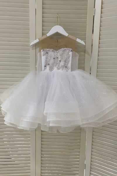 Amethyst Heart Couture Dress – Enchanting Short Pageant & Party Gown