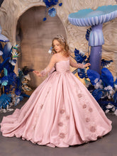 Marcella Rose – Pink Couture Flower Girl & Special Occasion Gown