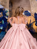 Marcella Rose – Pink Couture Flower Girl & Special Occasion Gown