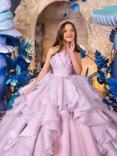 Maristella Ruffle Lilac Couture Gown – Girls’ Special Occasion Dress