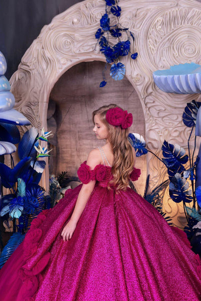 Rosabelle Couture Gown | Girls Pageant & Father-Daughter Dance Dress