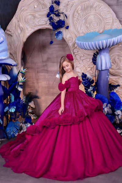 Rosabelle Couture Gown | Girls Pageant & Father-Daughter Dance Dress