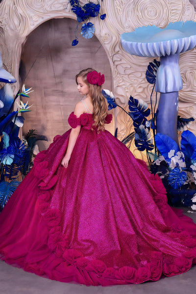 Rosabelle Couture Gown | Girls Pageant & Father-Daughter Dance Dress