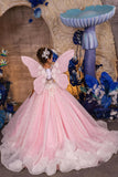Aurielle Enchanté Couture Dress – Pink Fairy Pageant & Luxury Gown