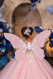 Aurielle Enchanté Couture Dress – Pink Fairy Pageant & Luxury Gown