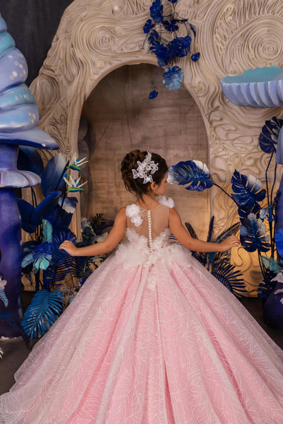Aurielle Enchanté Couture Dress – Pink Fairy Pageant & Luxury Gown