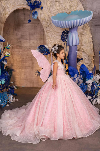 Aurielle Enchanté Couture Dress – Pink Fairy Pageant & Luxury Gown