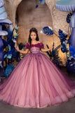 Viorelle Ombré Sequin Gown – Couture Girls Pageant & Special Occasion