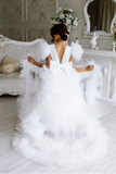 Kaleah Wedding Flower Girl Dress in Satin