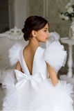 Kaleah Wedding Flower Girl Dress in Satin