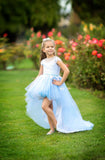 Tutu Off The Shoulder Hi Lo Flower Girl Dress Baby Special Occasion Dress