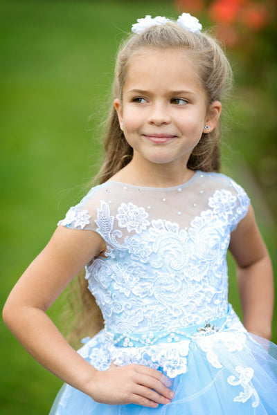 Tutu Off The Shoulder Hi Lo Flower Girl Dress Baby Special Occasion Dress