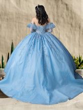 Lilac & Bahama Blue Quinceañera Dress – Isolde Celestine Gown