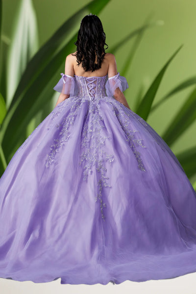 Lilac & Bahama Blue Quinceañera Dress – Isolde Celestine Gown