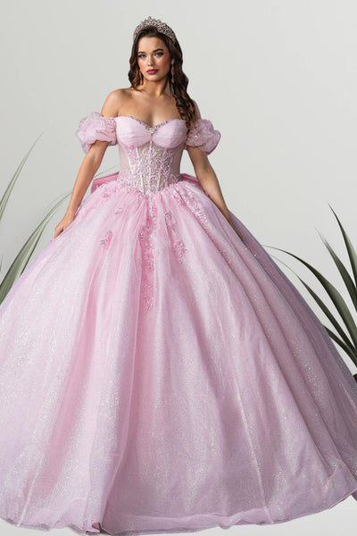 Serenelle Charm Quinceañera Gown – Available in 6 Sparkling Colors