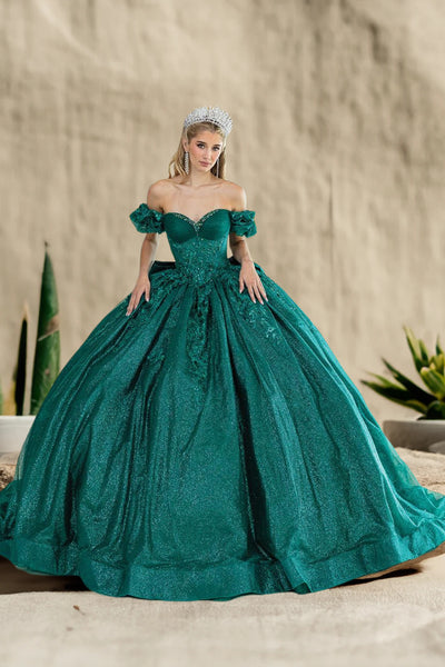 Serenelle Charm Quinceañera Gown – Available in 6 Sparkling Colors
