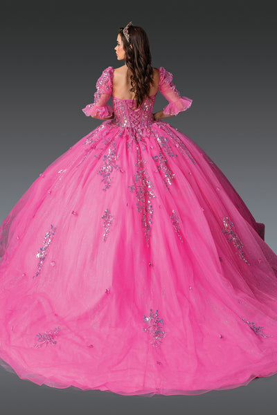 Rose Pink Quinceañera Ball Gown | Queen Collection