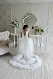 Kaleah Wedding Flower Girl Dress in Satin