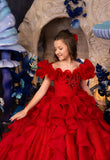 Scarlett Rêverie Couture Gown – Luxury Red Ball Gown for Special Events