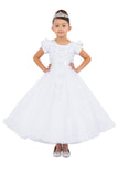 White First Communion Dress – Tea Length Special Occasion