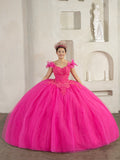 Zafira Rose Quinceañera Gown – Sparkle Tulle with Cape Train
