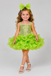 Sugar Kayne Rhinestone Cupcake Pageant Dress