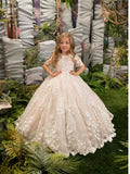Rosabelle Couture Gown – Elegant Floral Lace Special Occasion Dress