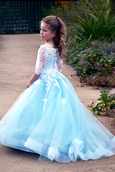 Couture Pageant Flower Girl Gown Baby Special Occasion Party Dress