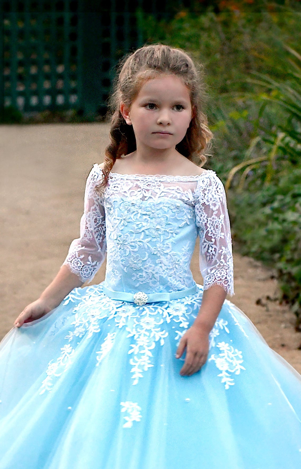 Couture Pageant Flower Girl Gown Baby Special Occasion Party Dress