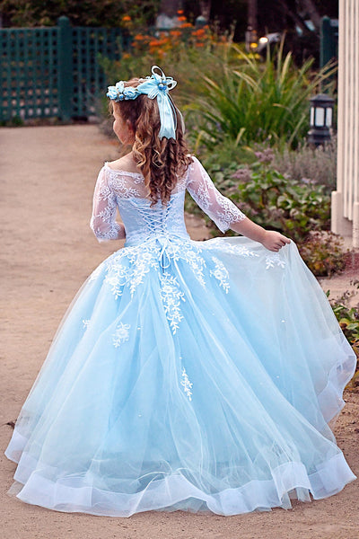 Couture Pageant Flower Girl Gown Baby Special Occasion Party Dress