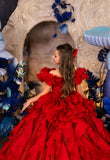 Scarlett Rêverie Couture Gown – Luxury Red Ball Gown for Special Events