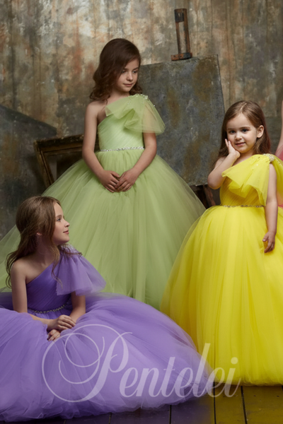 Aurélie Lumière Gown | Pentelei Couture Girls Pageant Dress