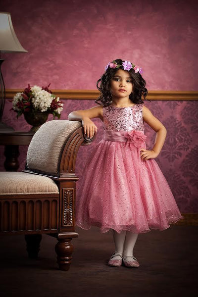 Girl Sequin Party Dress For Special Occasions