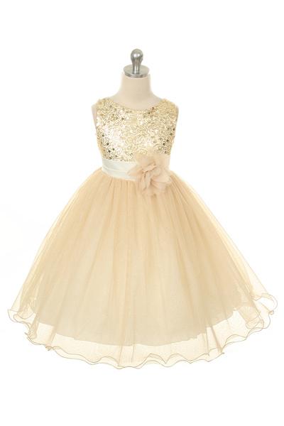Girl Sequin Party Dress For Special Occasions