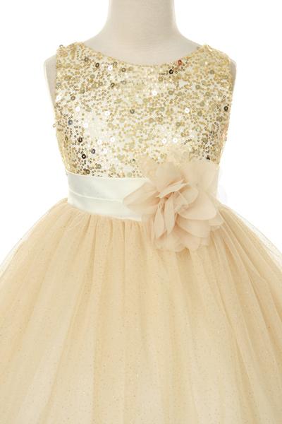 Girl Sequin Party Dress For Special Occasions