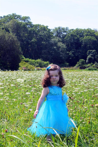 Lovely Sequin And Tulle Party Dress For Girls