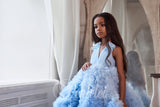 Aria Sky Ombré Couture Dress – Pentelei Girls Pageant Gown